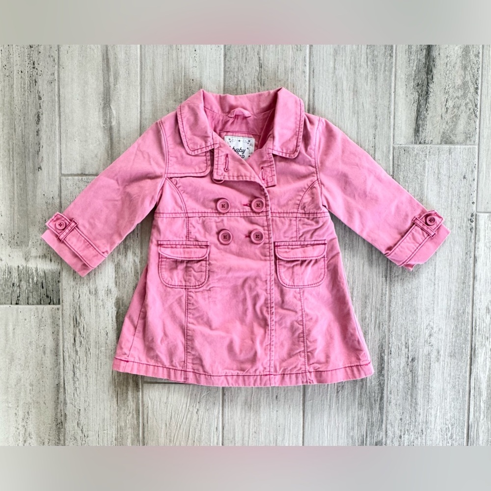 Baby Gap Pink Lightweight Peacoat - size 18/24 months